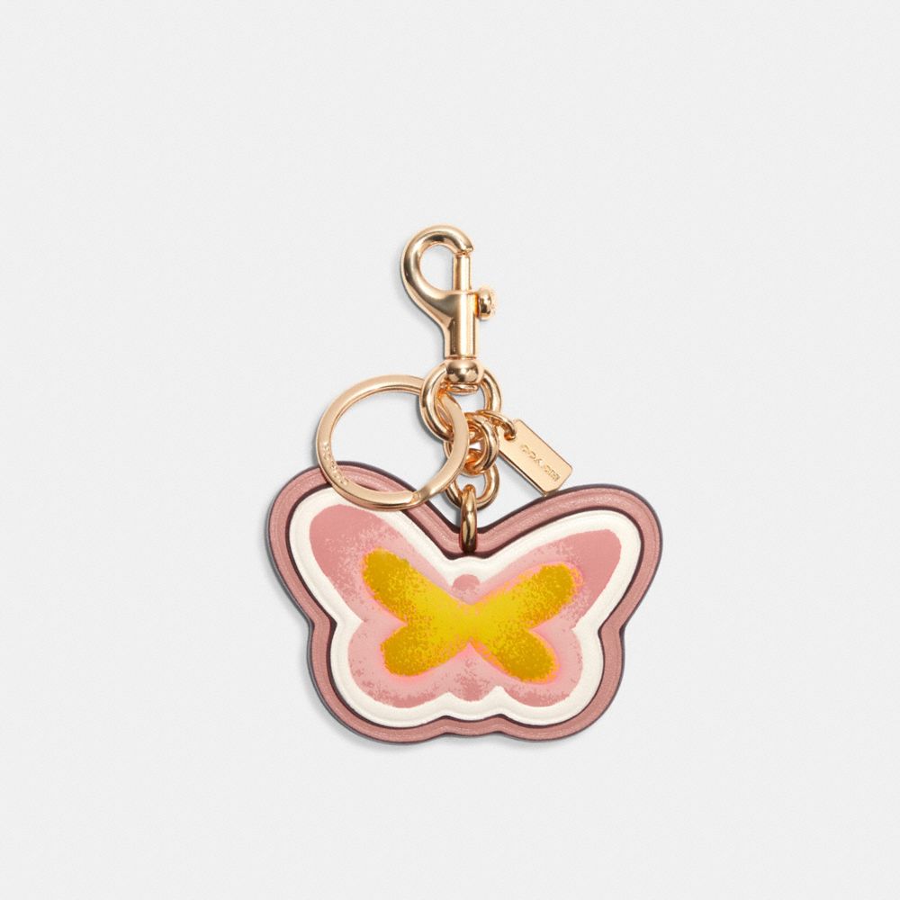 Coach butterfly bag charm sale