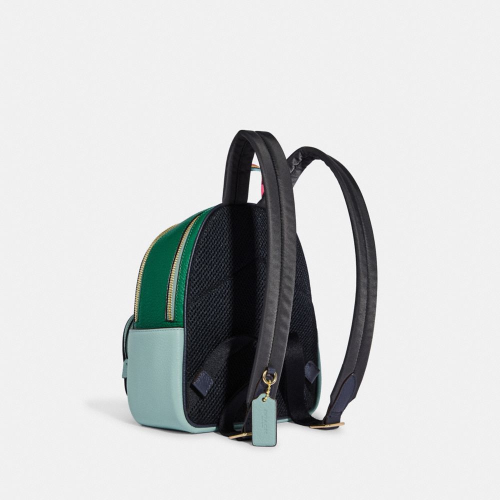 COACH®,Mini Court Backpack With Radish,,Angle View