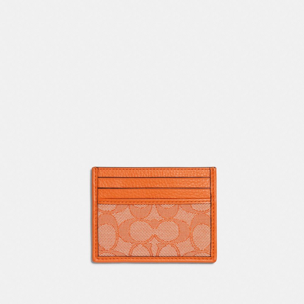 Only 34.00 usd for Coach Slim Id Card Case In Signature Canvas in Tan 58110  Online at the Shop