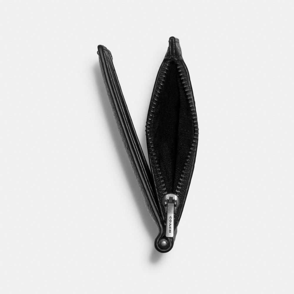 COACH®,マネー クリップ ジップ ウォレット,二つ折り&三つ折り財布,ﾌﾞﾗｯｸ