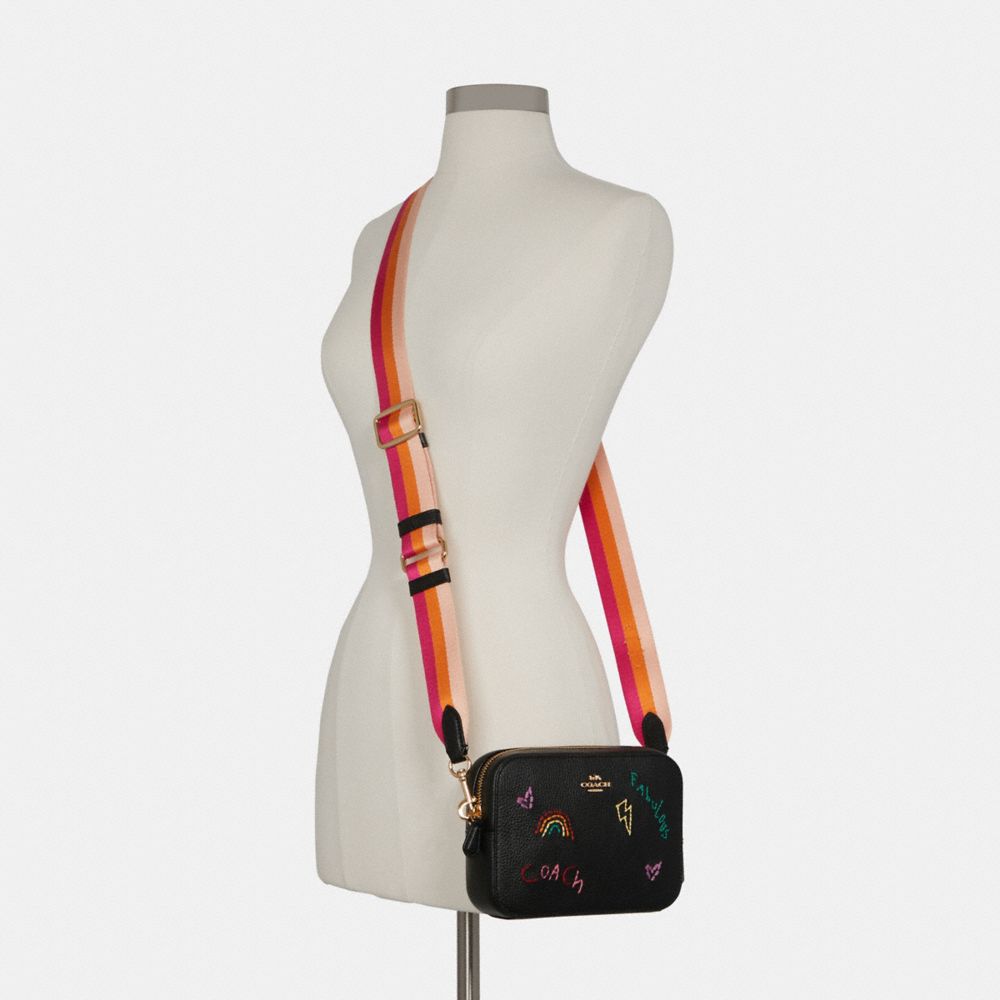 COACH®,Mini Camera Bag With Diary Embroidery,,Alternate View