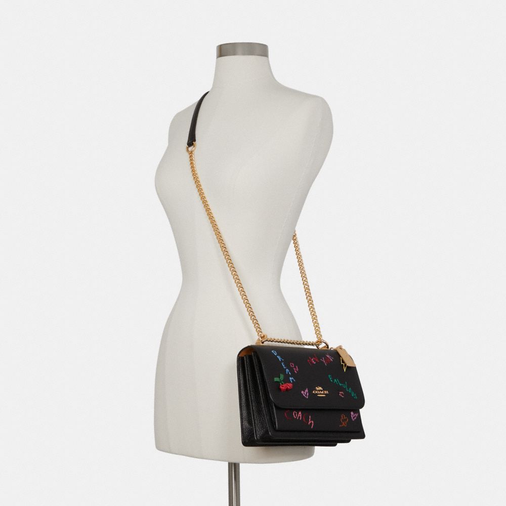 COACH®,Klare Crossbody Bag With Diary Embroidery,,Alternate View
