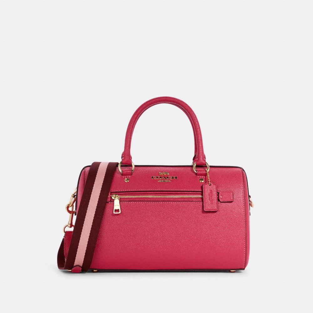 COACH ROWAN SATCHEL C8286 IN IM/BOLD PINK MULTI – eatsleepshop