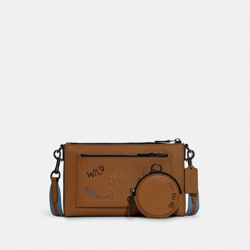 COACH® Outlet  Pennie Crossbody With Coin Case In Signature Canvas