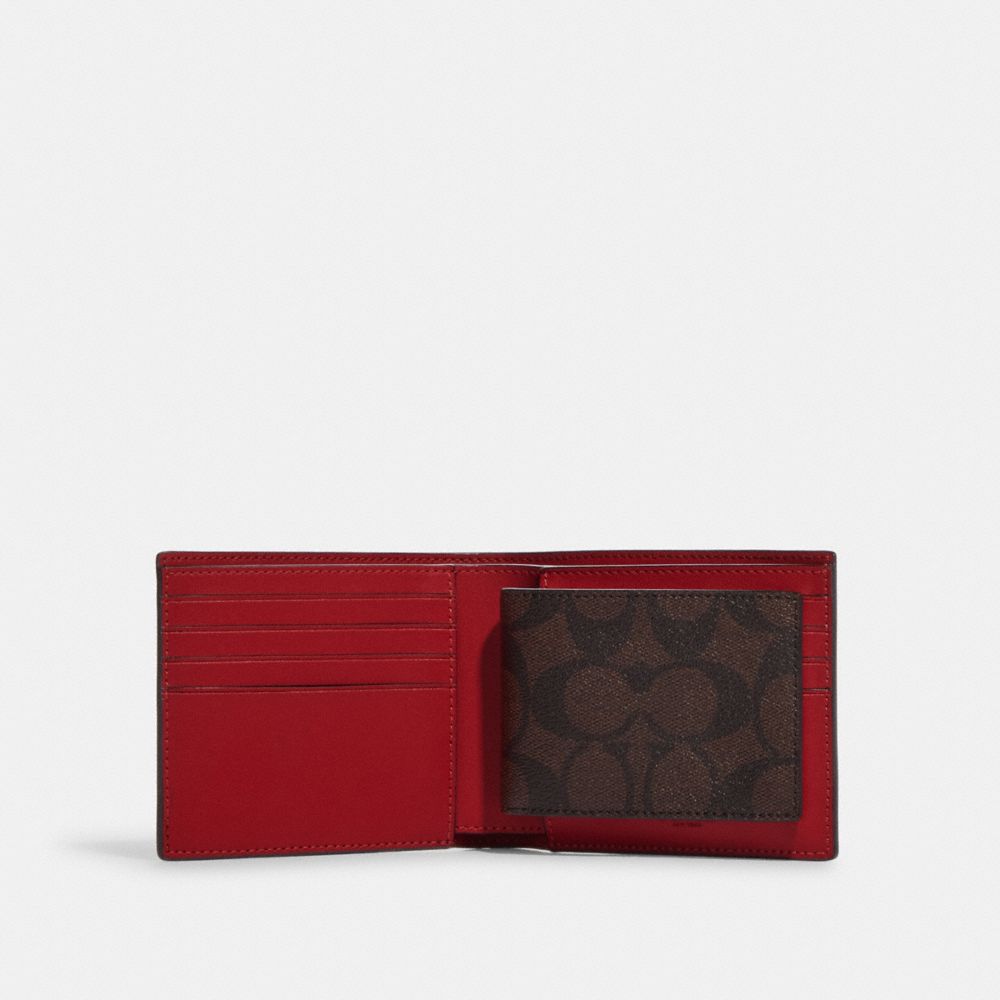 COACH COIN WALLET IN SIGNATURE CROSSGRAIN LEATHER – Pit-a-Pats.com