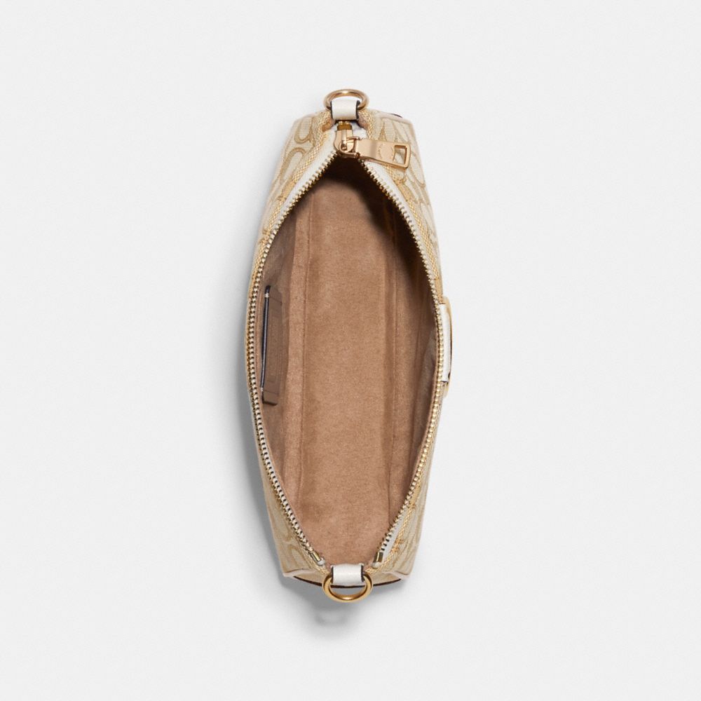 COACH®,Lonnie Bag In Signature Jacquard,,Inside View,Top View