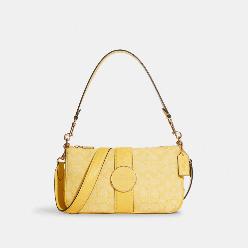 COACH®,Lonnie Bag In Signature Jacquard,,Front View