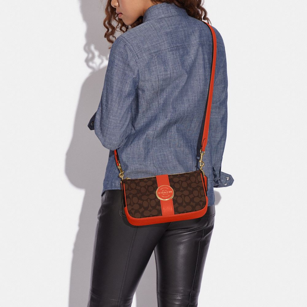 COACH OUTLET®  Lonnie Baguette In Signature Jacquard