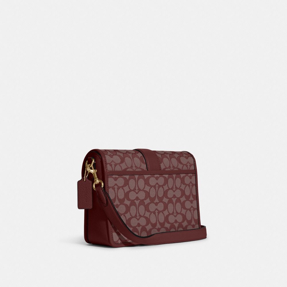 Shop Coach Monogram Canvas Crossbody Logo Outlet Handbags by Yang