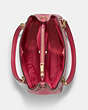 COACH®,CAMMIE CHAIN BUCKET BAG,Pebbled Leather,Large,Gold/Bold Pink,Inside View,Top View