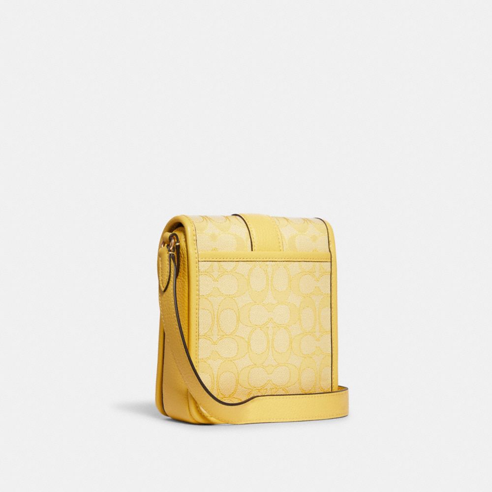 COACH® | North/South Lonnie Crossbody In Signature Jacquard