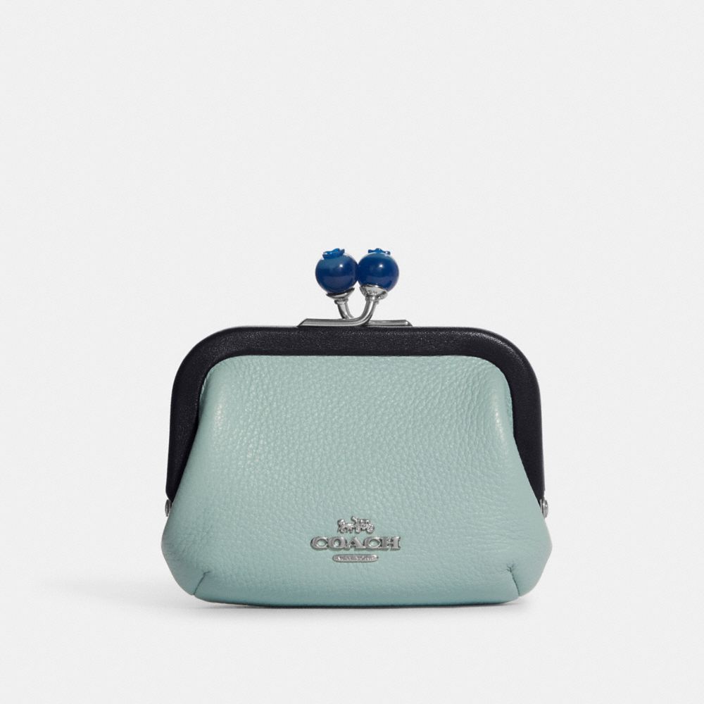 COACH®  Nora Kisslock Card Case In Colorblock