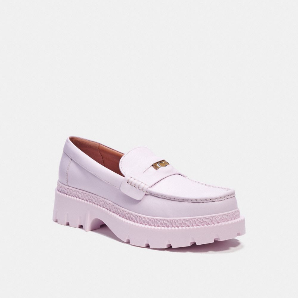 COACH®,Loafer With Signature Coin,,Front View