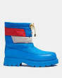 COACH®,PUFFER BOOT,Blue Astor,Angle View