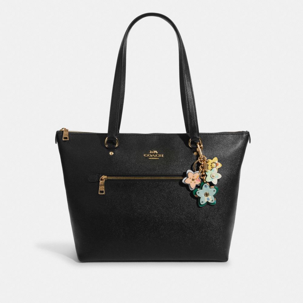 Coach Wildflower bag charm in signature canvas (C4316)