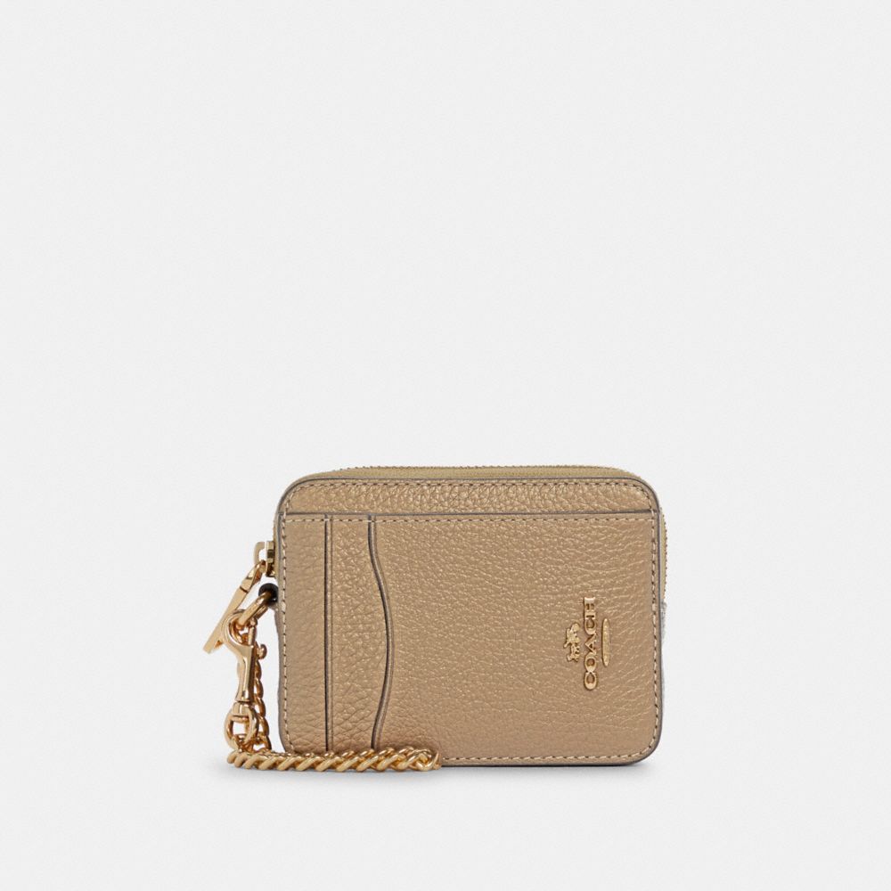 Shop Coach Zip Card Case (C8357, C0058, 6303) by StyledbyKaori