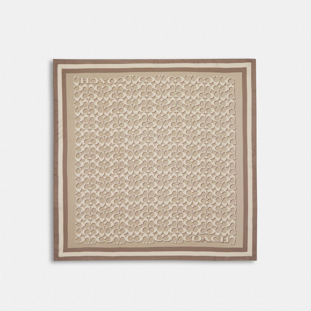 COACH® Outlet  Signature Silk Square Scarf