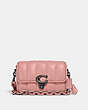 COACH®,STUDIO SHOULDER BAG WITH QUILTING,Nappa leather,Small,Pewter/Carnation,Front View