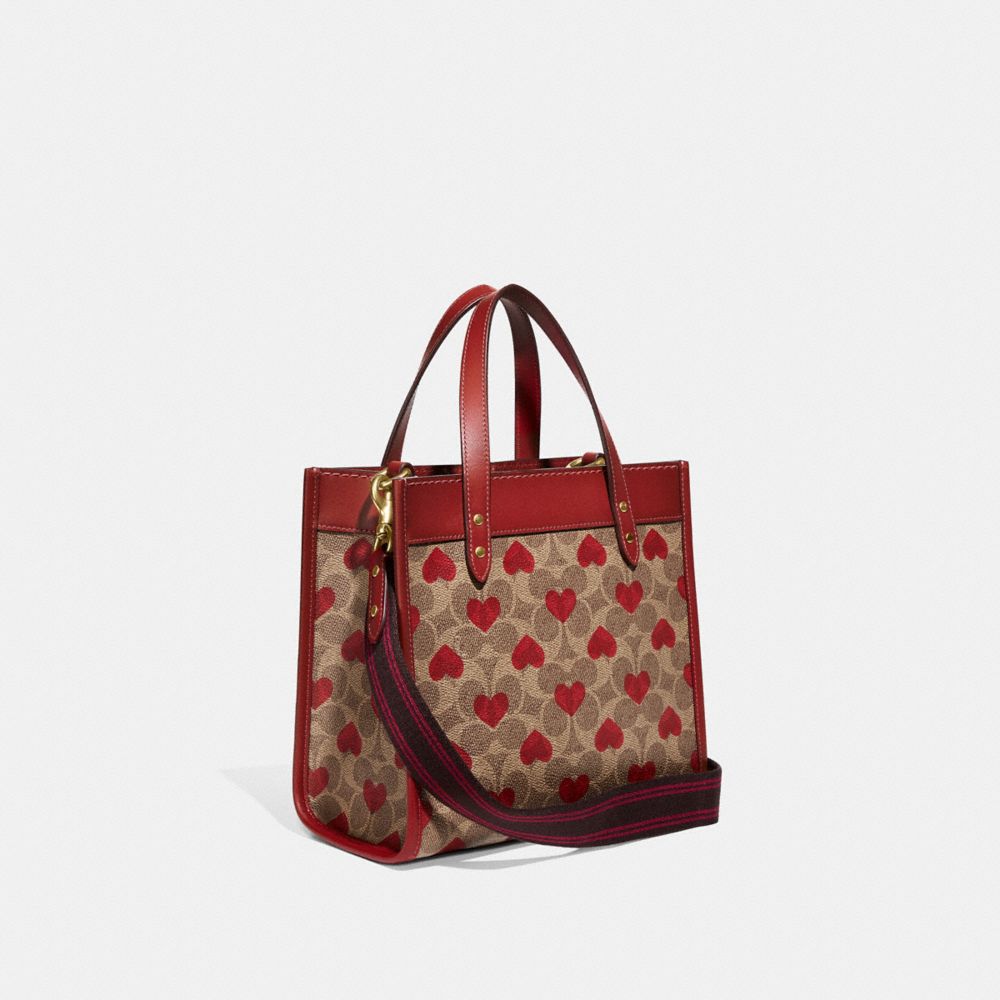 Coach Field Tote Bag In Signature Coated Canvas With Big Apple