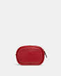COACH®,LUNAR NEW YEAR CAMERA BAG,Pebbled Leather,Small,Brass/1941 Red,Back View