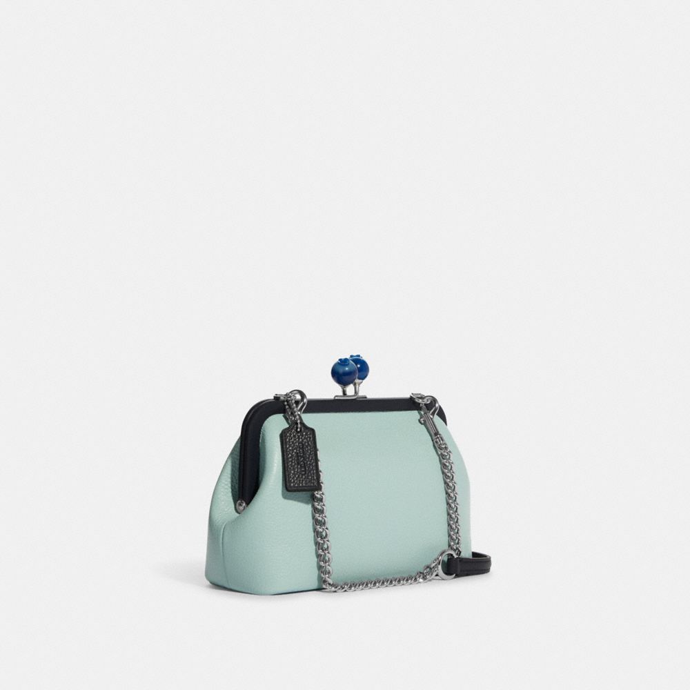 Coach Blue/Green Perforated Leather Legacy Penny Crossbody Bag Coach | The  Luxury Closet