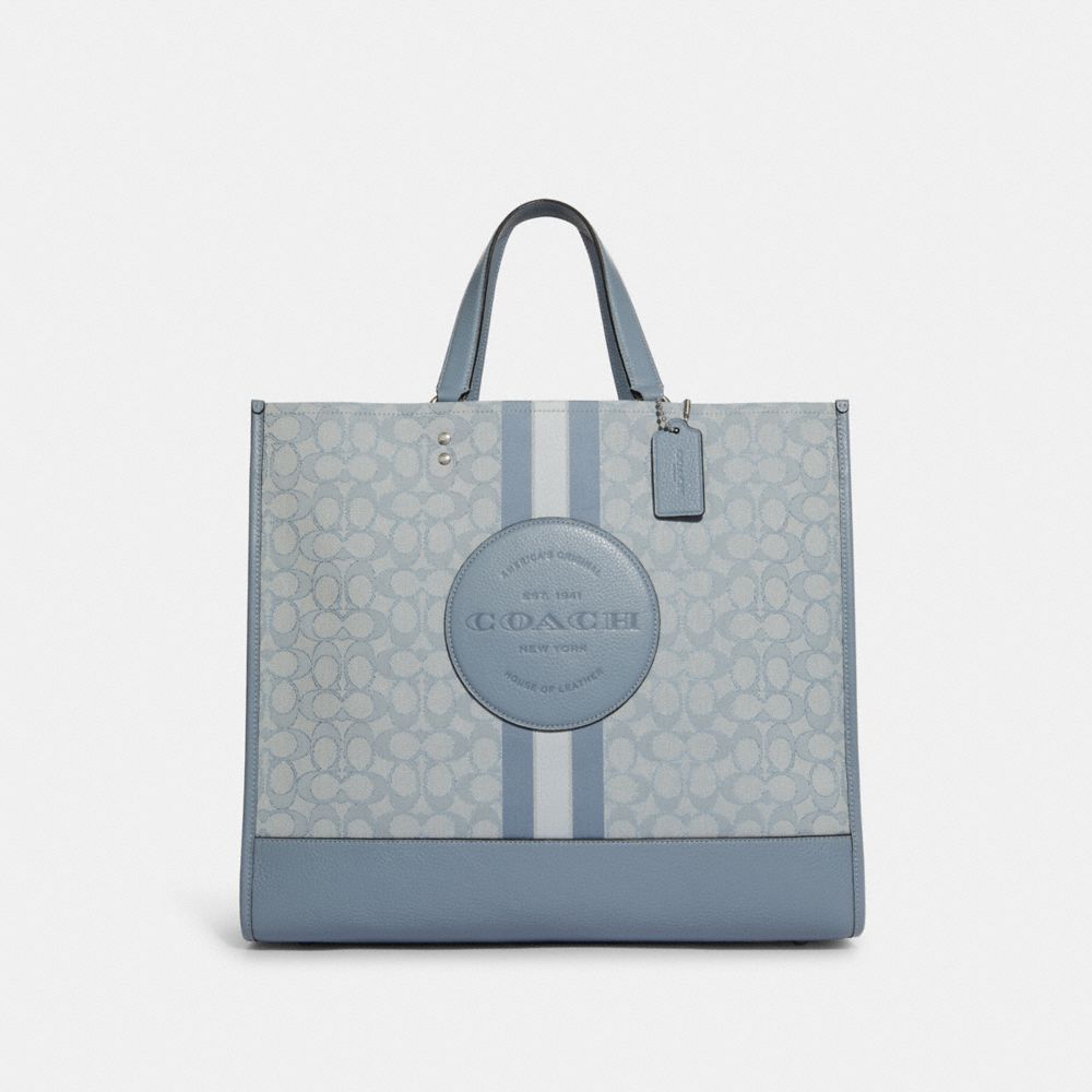 COACH® | Dempsey Tote 40 In Signature Jacquard With Stripe And