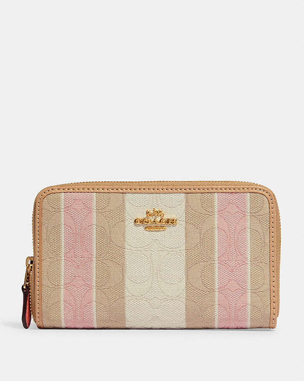 COACH OUTLET® | Medium Id Zip Wallet In Signature Jacquard With