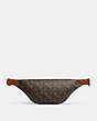 COACH®,CHARTER BELT BAG 7 WITH HORSE AND CARRIAGE PRINT,Printed Coated Canvas,Medium,Truffle/Chalk,Back View