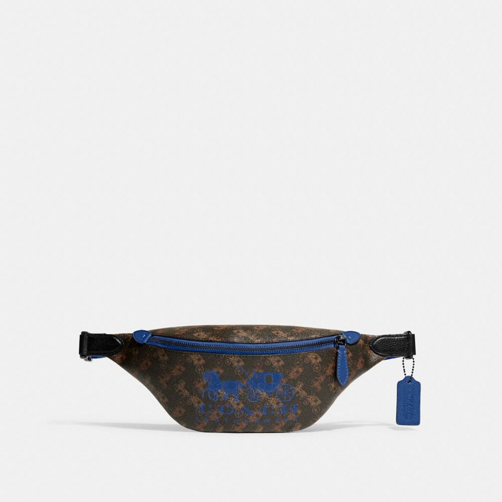 COACH®: Strap With Horse And Carriage Print