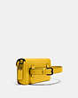 COACH®,SOFT TABBY MULTI CROSSBODY BAG,Smooth Leather/Pebble Leather,Small,Black Copper/Canary,Angle View