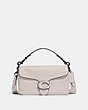 COACH®,SOFT TABBY MULTI CROSSBODY BAG,Smooth Leather/Pebble Leather,Small,Black Copper/Steam,Front View