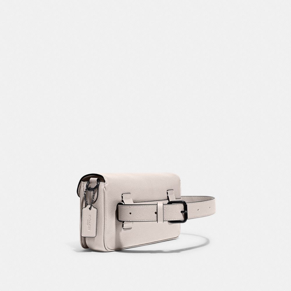 COACH®,PORTÉ-CROISÉ MULTI À RABAT DOUX,Cuivre noir/Vapeur,Angle View