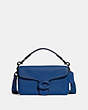 COACH®,SOFT TABBY MULTI CROSSBODY BAG,Smooth Leather/Pebble Leather,Small,Black Copper/Blue Fin,Front View