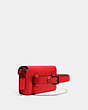 COACH®,SOFT TABBY MULTI CROSSBODY BAG,Smooth Leather/Pebble Leather,Small,Sport Red,Angle View