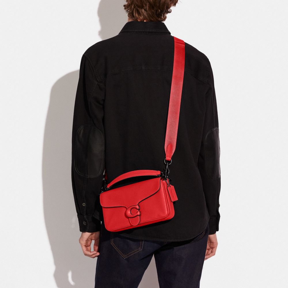 COACH®,PORTÉ-CROISÉ MULTI À RABAT DOUX,Rouge sport,Detail View
