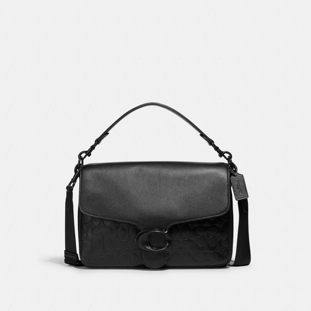 COACH®,Soft Tabby Messenger In Signature Leather,,Front View