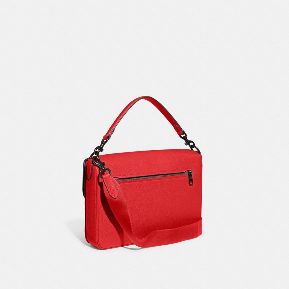 COACH®,Soft Tabby Messenger In Signature Leather,,Angle View