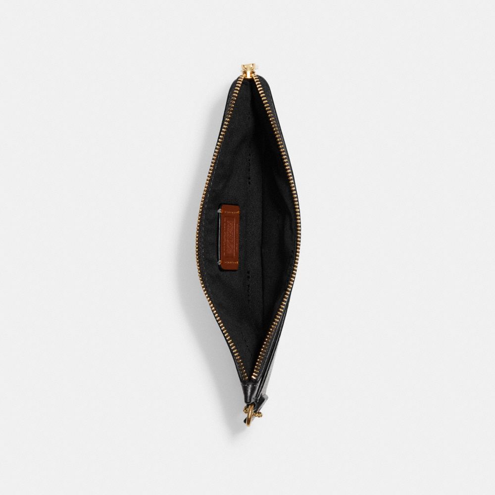 COACH®,L Zip Wristlet,,Inside View,Top View