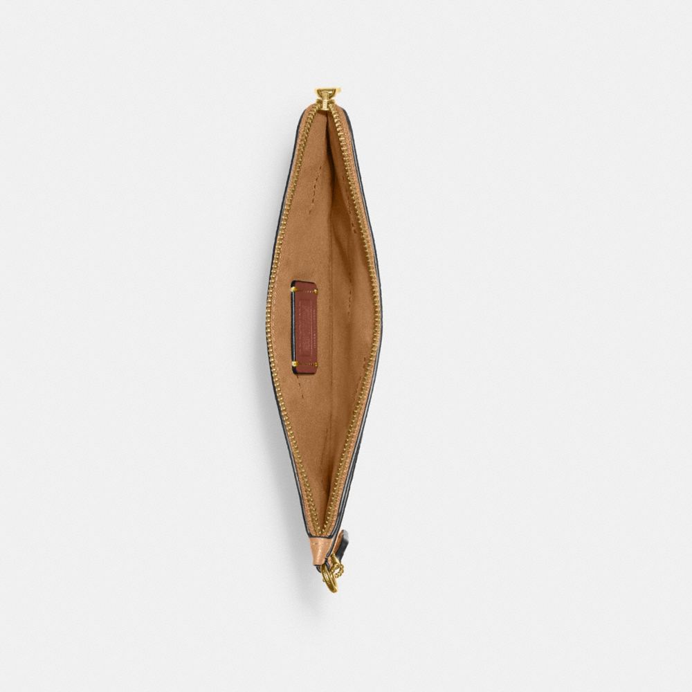 COACH®,L Zip Wristlet,,Inside View,Top View
