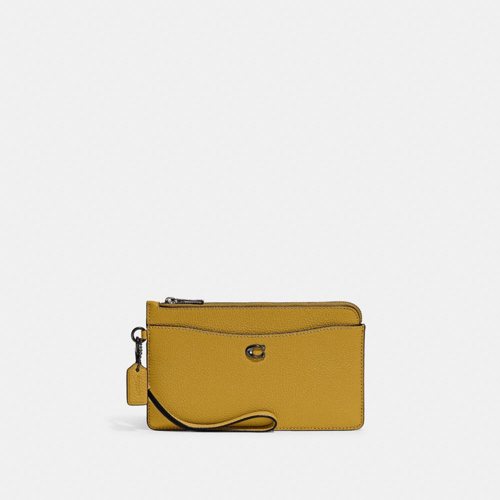 COACH®,L Zip Wristlet,,Front View