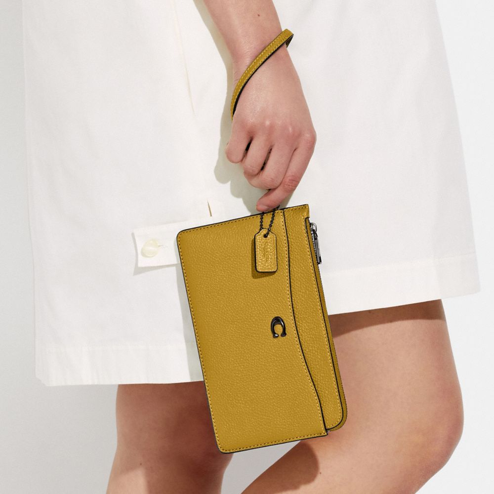 COACH®,L Zip Wristlet,,Detail View
