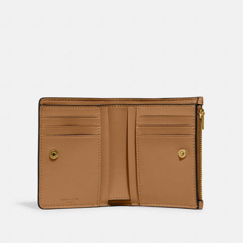 COACH®,Bifold Snap Wallet,,Inside View,Top View