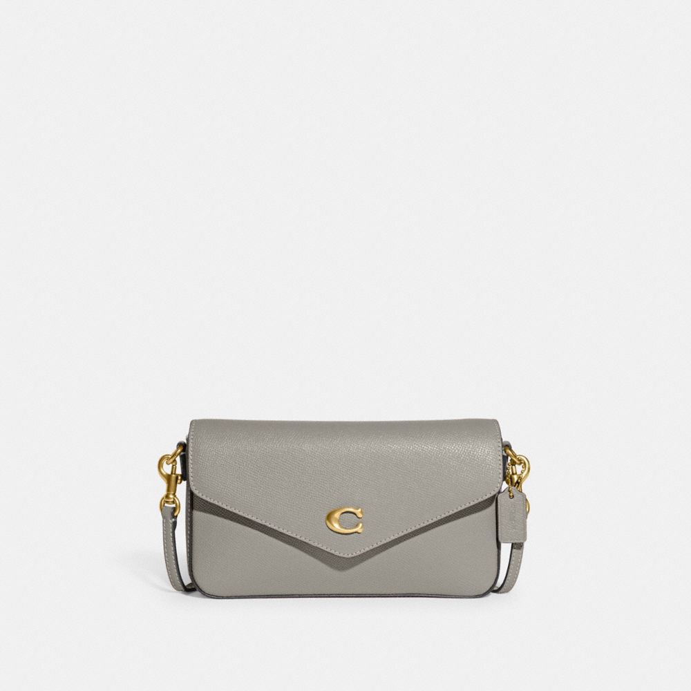 Coach Small Pouch Crossgrain Leather Shoulder Bag