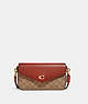 COACH®,WYN CROSSBODY IN SIGNATURE CANVAS,Signature Coated Canvas,Mini,Brass/Tan/Rust,Front View
