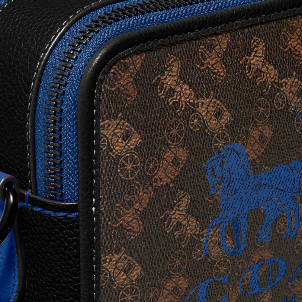 COACH®: Strap With Horse And Carriage Print