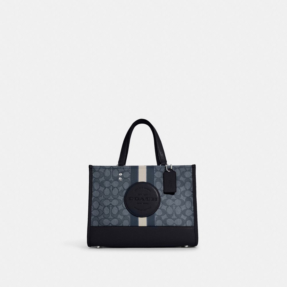 COACH Monogram-jacquard Denim Tote Bag in Blue