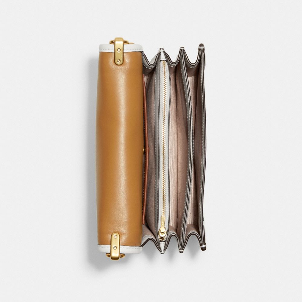 COACH®,Hero Shoulder Bag,,Inside View,Top View