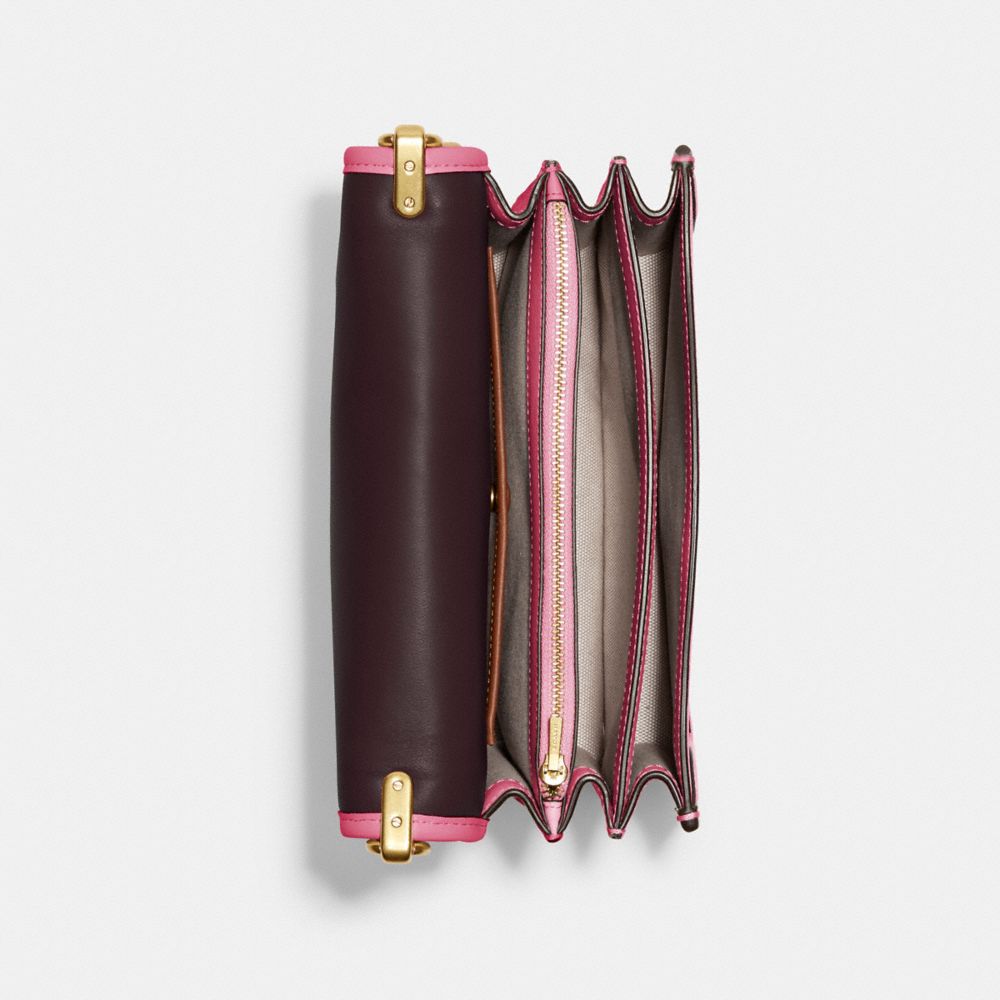 COACH®,Hero Shoulder Bag,,Inside View,Top View