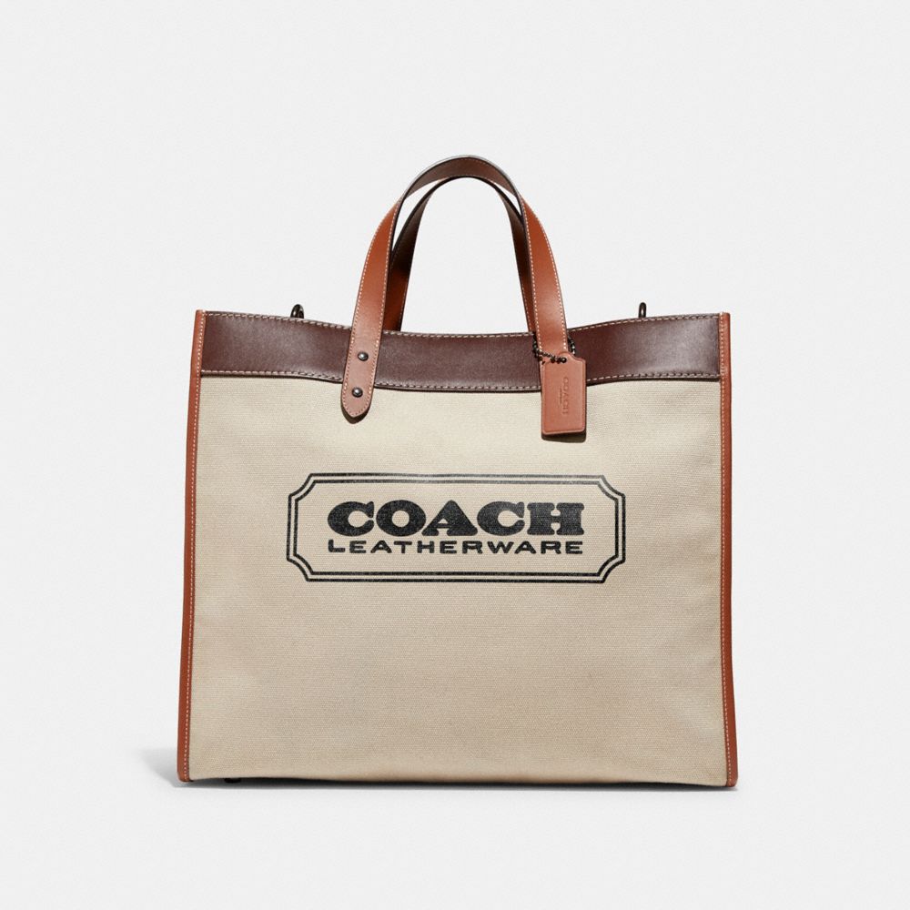 即納/大容量 美品☆コーチ COACH フィールドトート 40 ウィズ