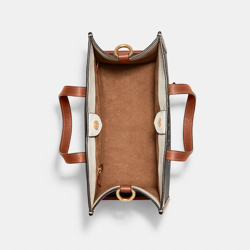 COACH®,フィールド トート 30 ウィズ ホース アンド キャリッジ プリント アンド キャリッジ バッジ,トートバッグ,